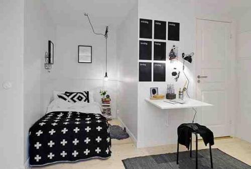 14 فكره جديدة ومبتكره لـ غرف النوم الصغيرة لجعل بيتك يبدو أكبر
