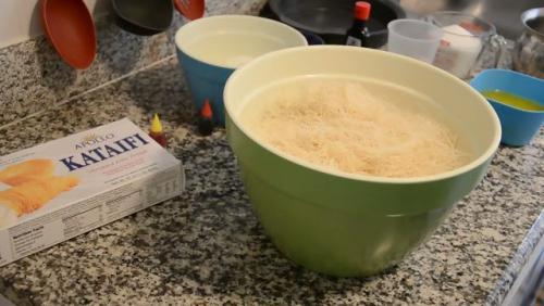 طريقة عمل الكنافة النابلسية او الكنافة بالجبنة