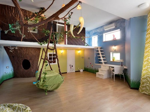 ديكورات غرف نوم اطفال بتصاميم مبتكرة والوان مبهجة