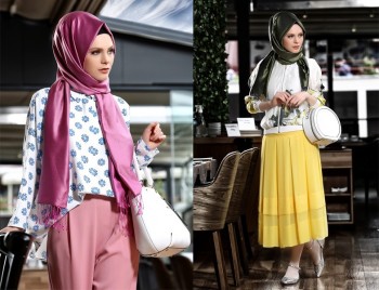 اجمل ملابس محجبات تركية بالصور