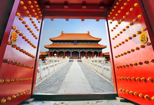المدينة المحرمة من اشهر الاماكن السياحية في بكين